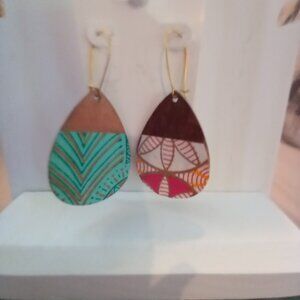 Reversible fishhook earrings